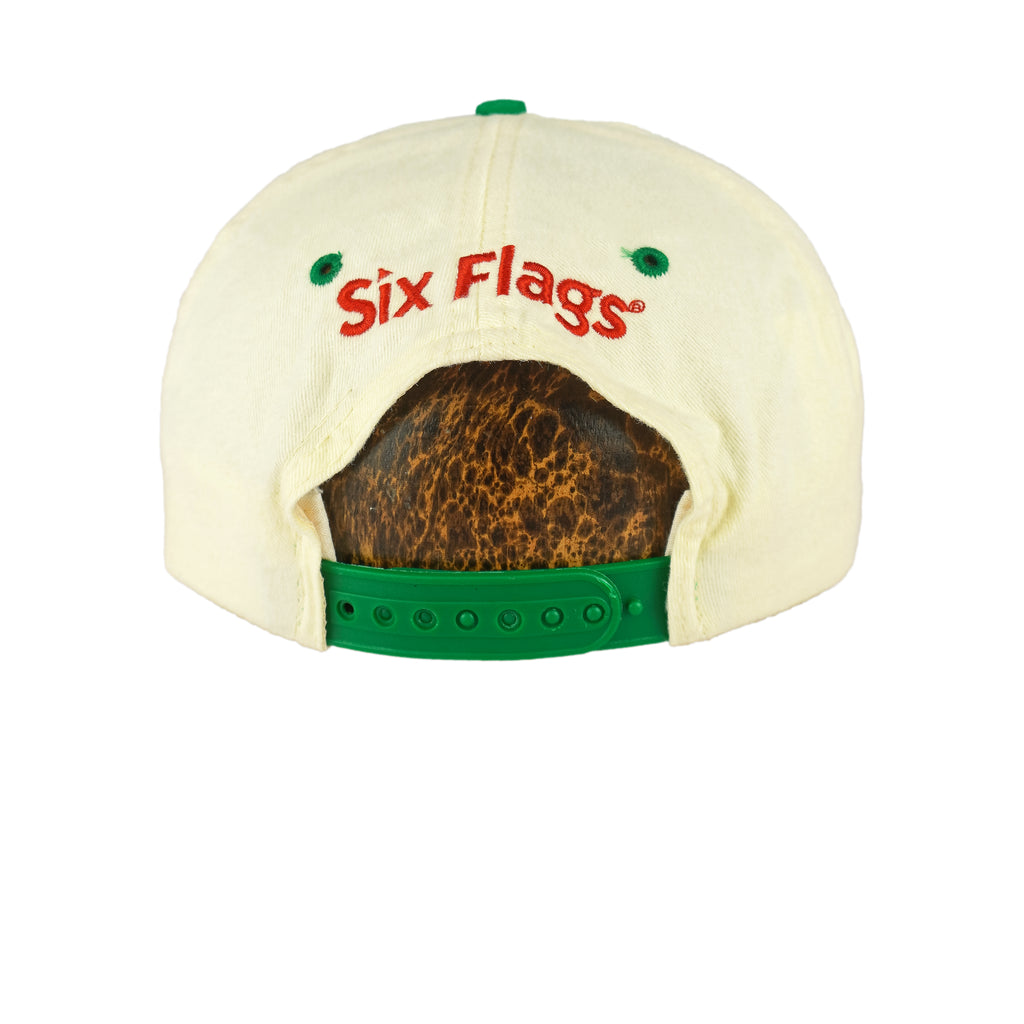 Looney Tunes (Six Flags) - Marvin the Martian Embroidered Snapback Hat 1996 OSFA Vintage Retro