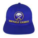 NHL (YoungAn Hat) - Buffalo Sabres Embroidered Snapback Hat 1990s OSFA Vintage Retro Hockey