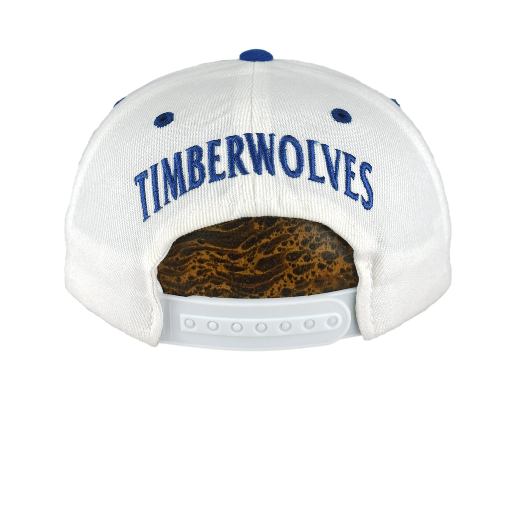 NBA (Twins Enterprise) - Minnesota Timberwolves Snapback Hat 1990s OSFA Vintage Retro Basketball