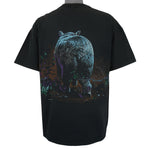 Vintage (Habitat)- Asiatic Black Bear Animal Print T-Shirt 1995 X-Large Vintage Retro