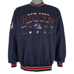 NFL (Lee) - New York Giants Embroidered Crew Neck Sweatshirt 1990s Medium Vintage Retro Football