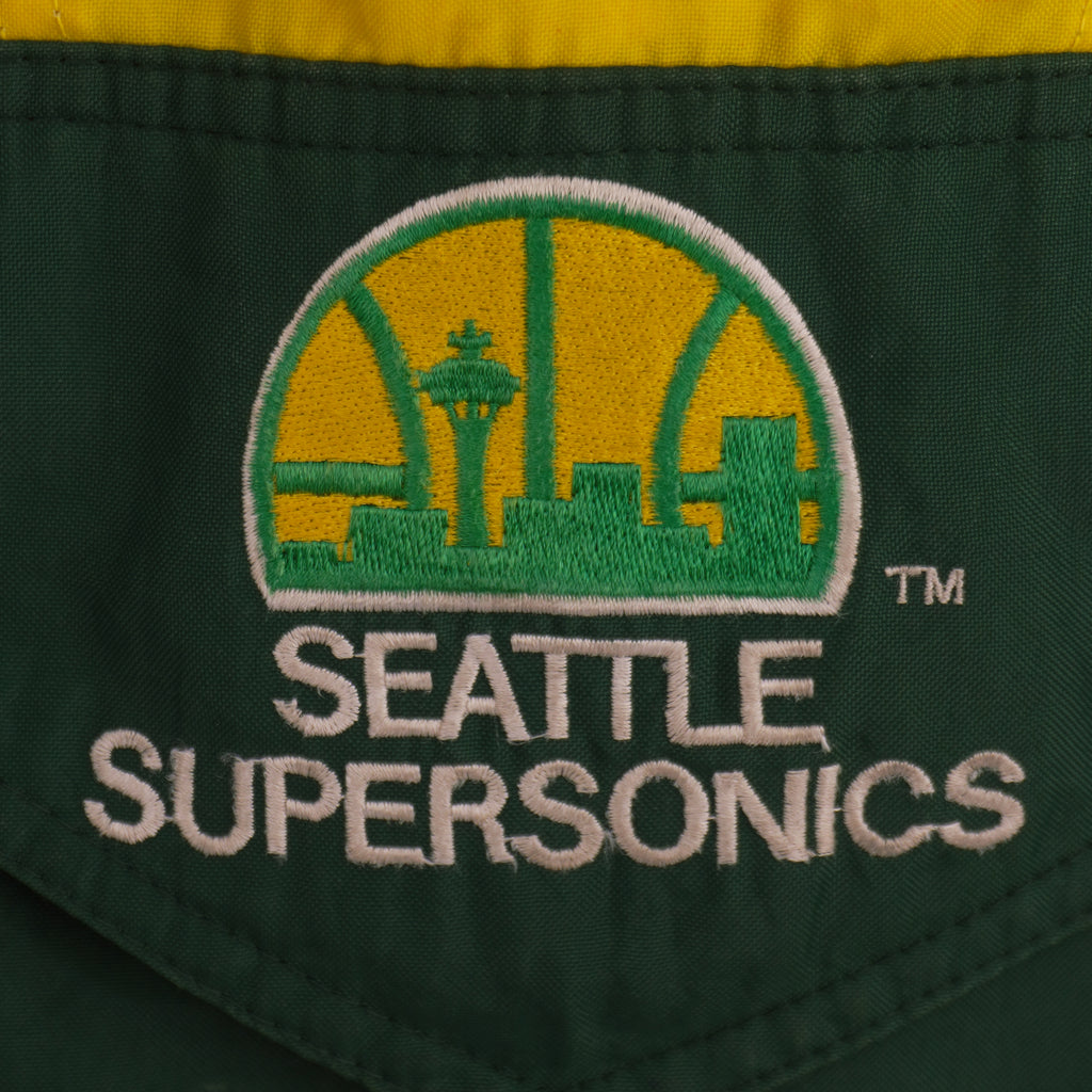 Starter - Seattle Super Sonics Big Logo Windbreaker 1990s X-Large Vintage Retro Basketball