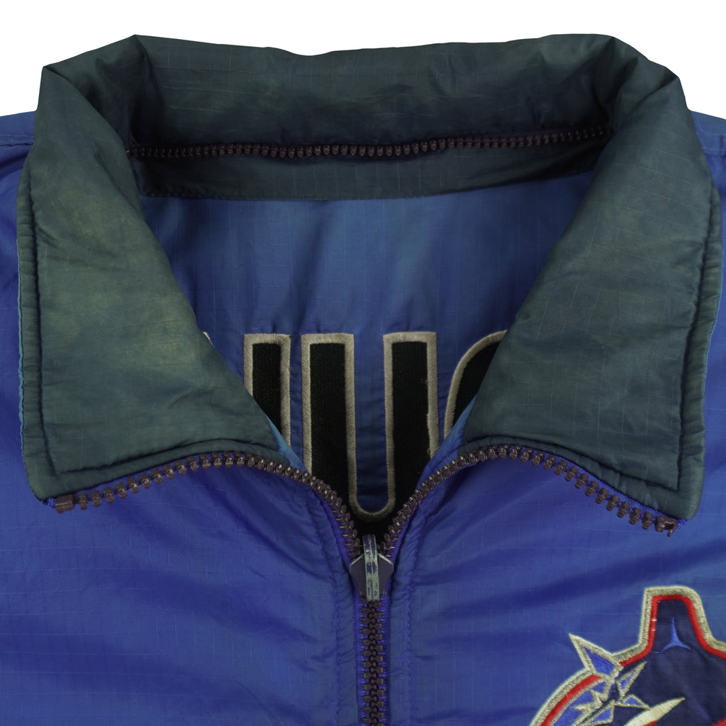 NHL (Pro Player) - Vancouver Canucks Reversible Jacket 1990s Large Vintage Retro Hockey