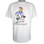 Vintage - France 98 Jules Equipe de France T-Shirt 1998 X-Large Vintage Retro