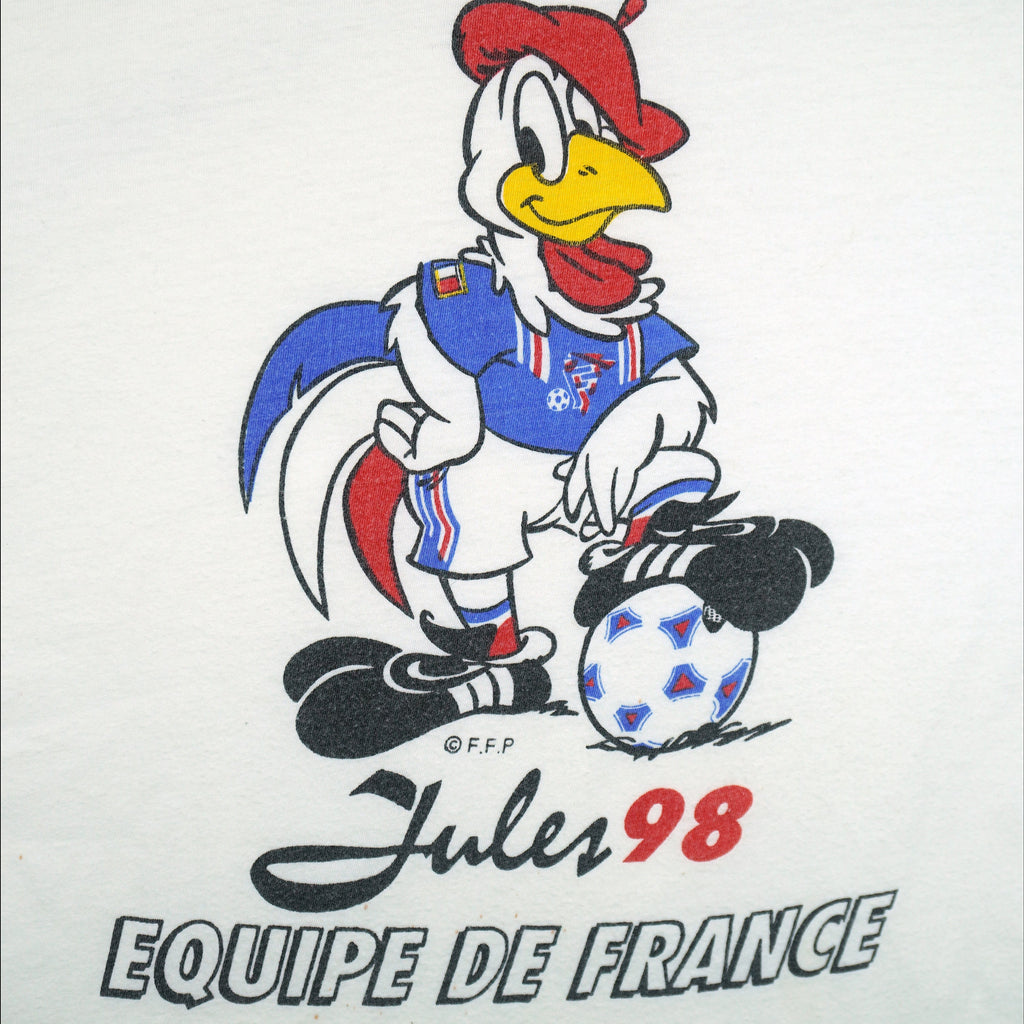 Vintage - France 98 Jules Equipe de France T-Shirt 1998 X-Large Vintage Retro