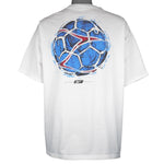 Reebok - Soccer Big Logo Single Stitch T-Shirt 1990s XX-Large Vintage Retro