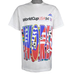 Vintage (Apex One) - World Cup USA 94 Big Spell-Out T-Shirt 1994 Large