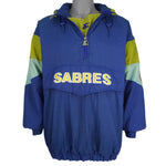 Starter - Buffalo Sabres Hooded Pullover Jacket 1990s X-Large Vintage Retro Hockey