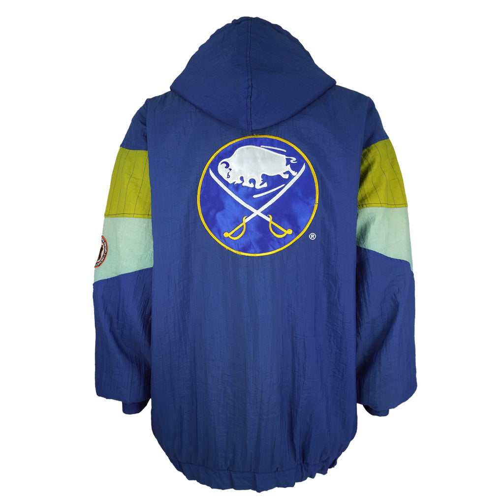 Starter - Buffalo Sabres Hooded Pullover Jacket 1990s X-Large Vintage Retro Hockey