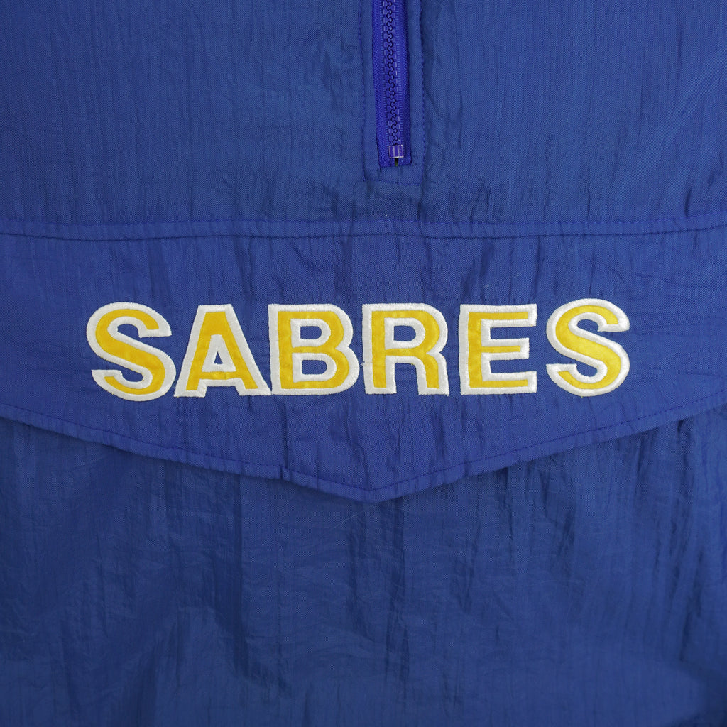 Starter - Buffalo Sabres Hooded Pullover Jacket 1990s X-Large Vintage Retro Hockey