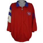 Starter (NHL) - Montreal Canadiens Embroidered Windbreaker 1990s XX-Large