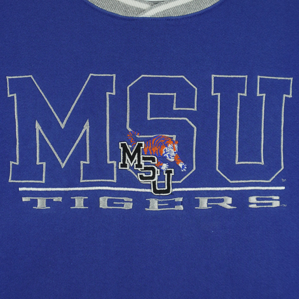 NCAA (Team Edition) - Memphis State University Tigers Sweatshirt 1990s Medium Vintage Retro