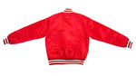 Starter - Detroit Red Wings Satin Bomber Jacket 1990s Medium Vintage Retro Hockey