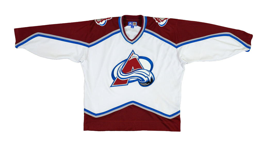 Starter - Colorado Avalanche Jersey 1990s Large Vintage Retro NHL Hockey