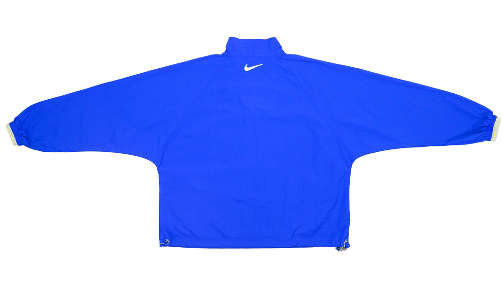 Nike - Blue Big Logo 1/4 Zip Pullover 1990s XX-Large Vintage Retro