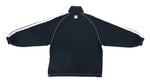 Reebok - Black 1/2 Zip Windbreaker 1990s Large