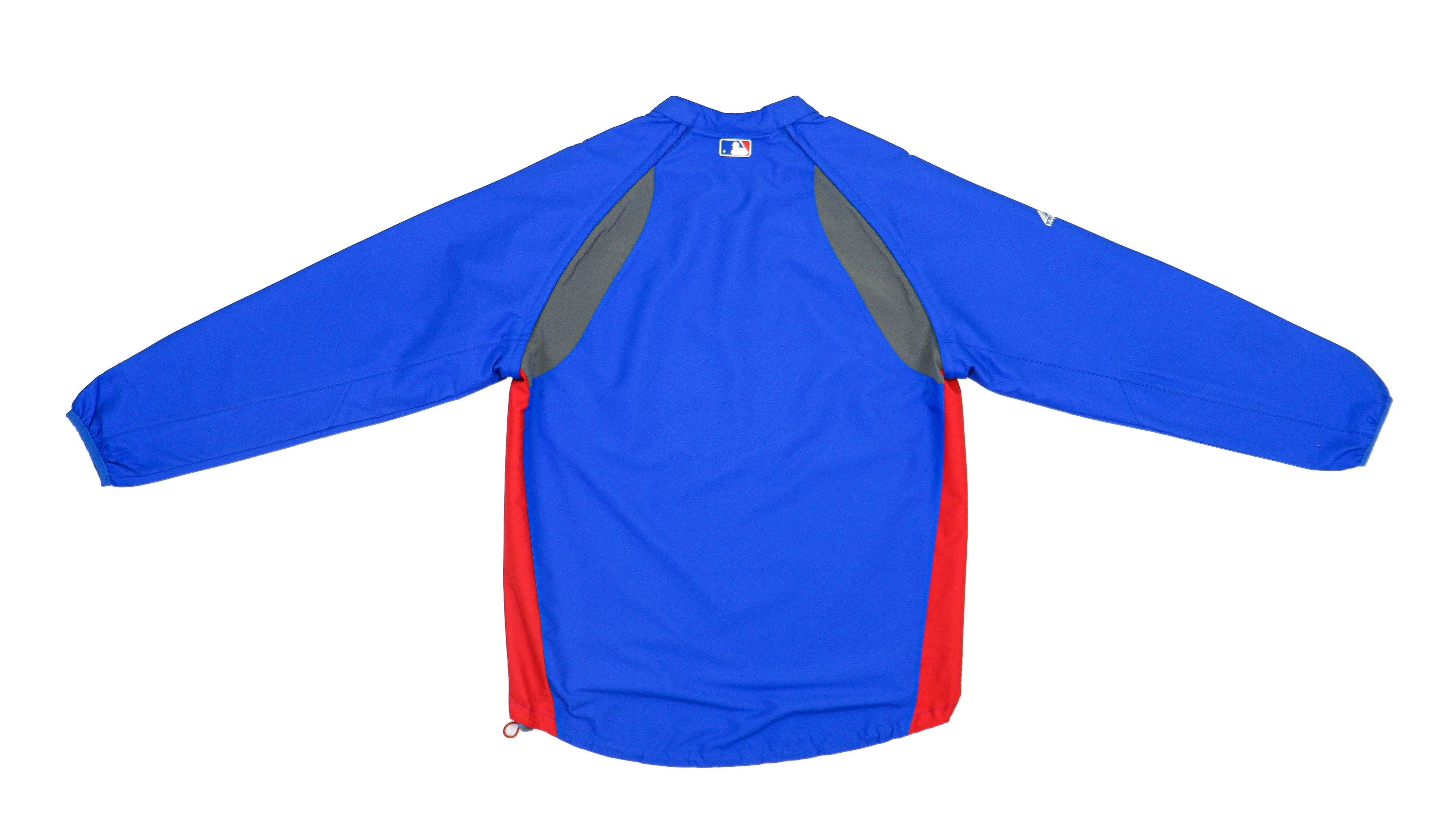 Vintage Chicago Cubs Satin Half Zip Pullover