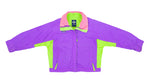 Columbia - Purple with Green Jacket 1990s X-Large Vintage Retro