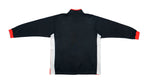 FILA - Black with Red Basketball 73 Track Jacket 1990s Large Vintage Retro