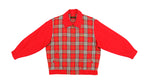 Vintage (Arnold Palmer) - Red Checkered Bomber Jacket 1990s Medium