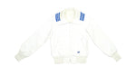 Adidas - White with Blue Warm Jacket 1990s Small