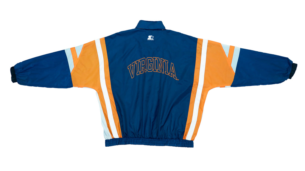 Vintage Retro Football NCAA Starter - Virginia Cavaliers Windbreaker 1990s X-Large