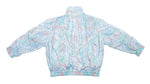 Adidas - White Patterned Windbreaker 1990s X-Large Vintage Retro