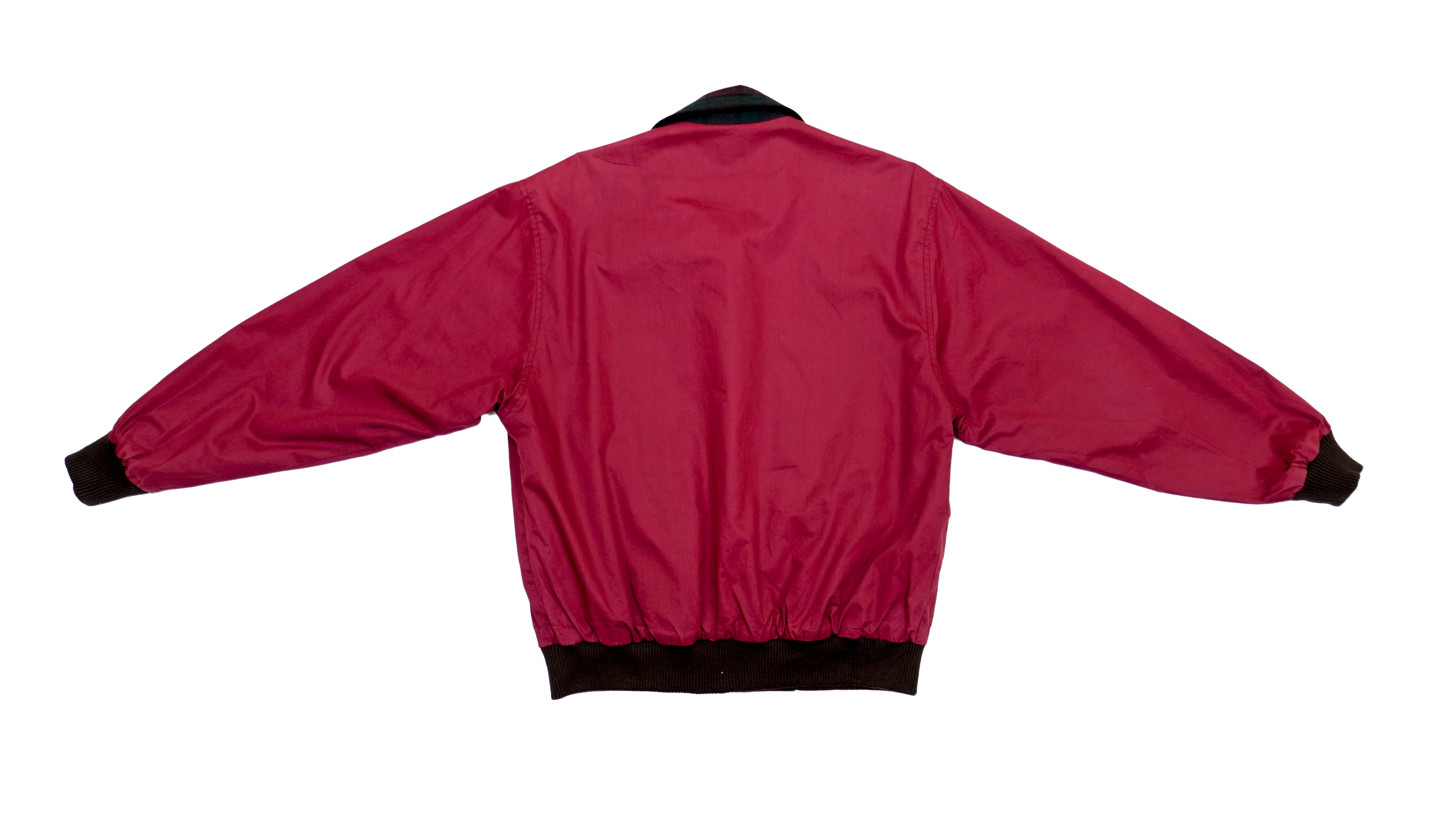 Vintage Silk Bomber Jacket. Oversize Unisex Bomber Jacket. Red