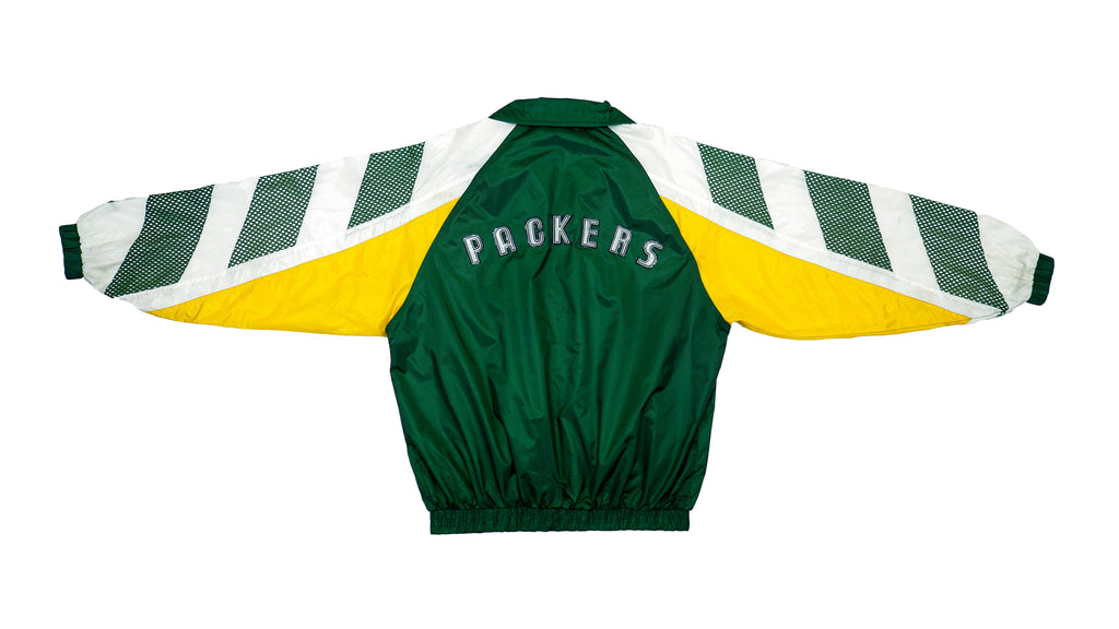 NFL (Pro Player) - Green Bay Packers Spell-Out Jacket 1990s Large