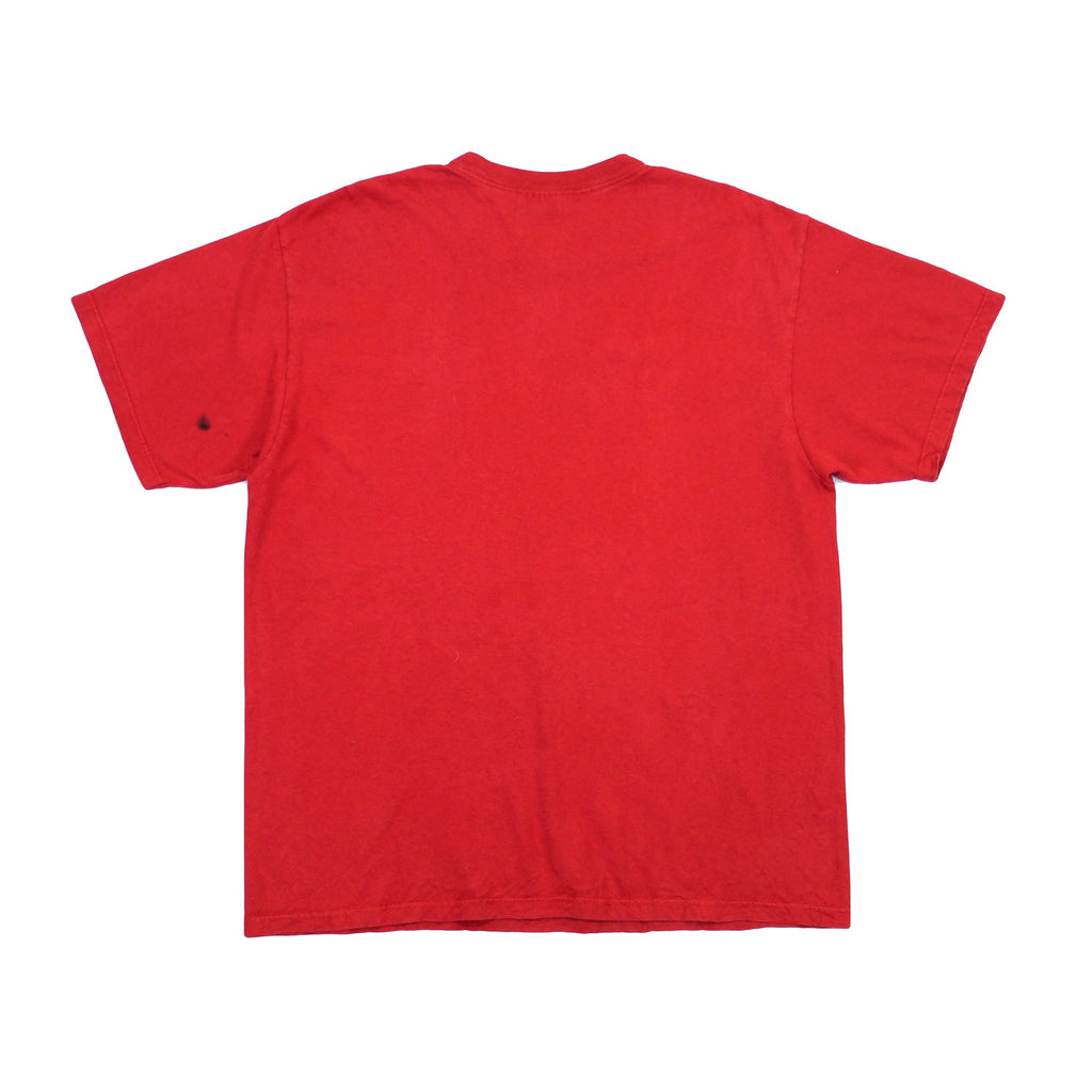 Nike - Red Classic T-Shirt 1990s Large Vintage Retro