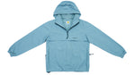 Carhartt - Blue 1/4 Zip Hooded Windbreaker 1990s Medium Vintage Retro