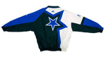 NFL (Apex One) - Dallas Cowboys Windbreaker 1990s X-Large Vintage Retro NFL Football 