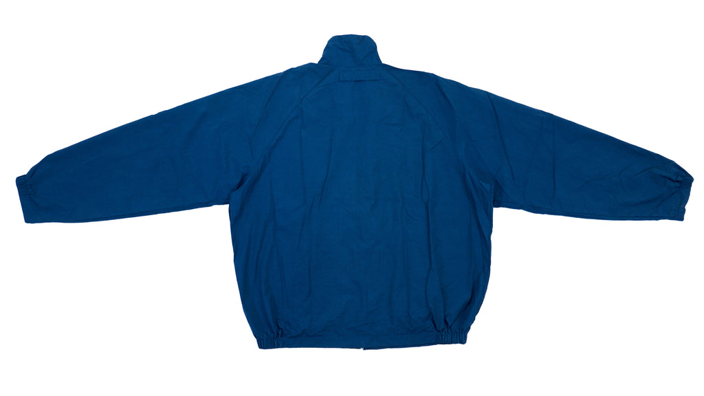 Nautica - Dark Blue Competition Windbreaker 1990s X-Large Vintage Retro 