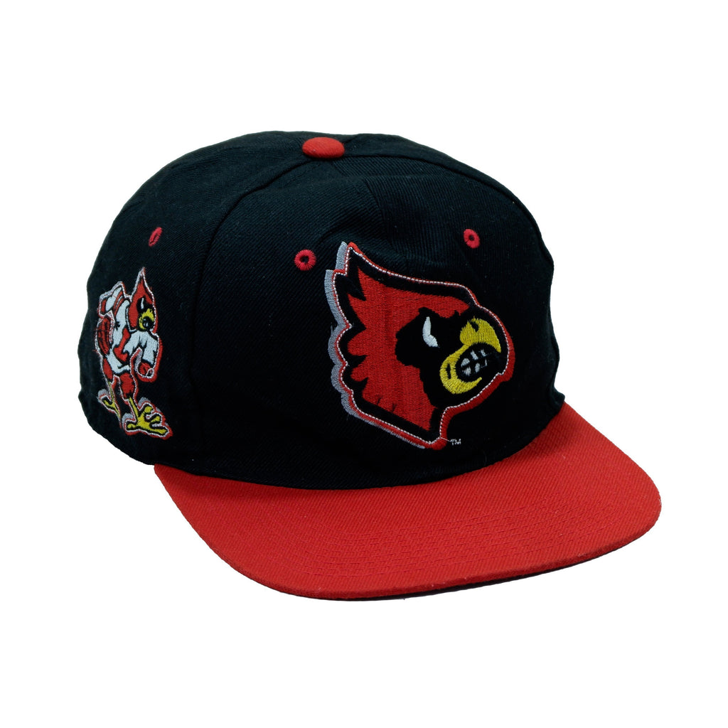NCAA - Louisville Cardinals Fitted Hat 1990s 7½ Vintage Retro 