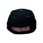 NCAA - Louisville Cardinals Fitted Hat 1990s 7½ Vintage Retro 
