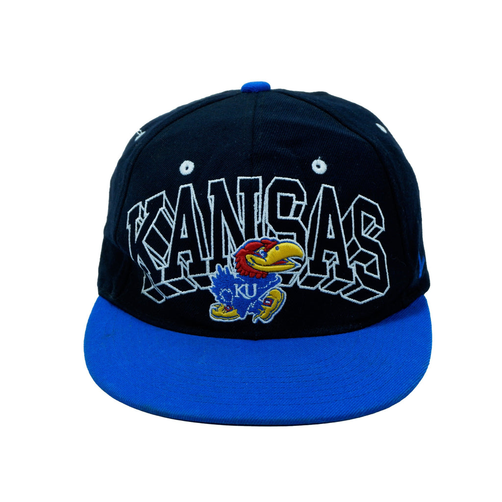 NCAA - Kansas Jayhawks Snapback Hat Adjustable Vintage Retro