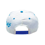 MLB -  White & Blue Taz Snapback Hat 1990s Adjustable Vintage Retro