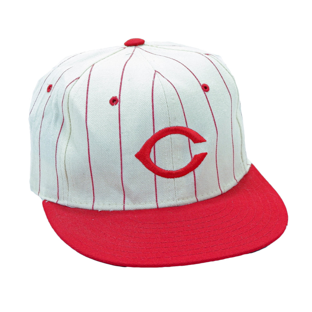 MLB (New Era) - Cincinnati Reds Fitted Hat 1990s Vintage Retro Baseball 