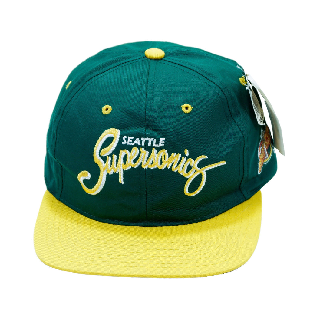 NBA - Seattle Supersonics Snapback Hat 1990s Adjustable Vintage Retro