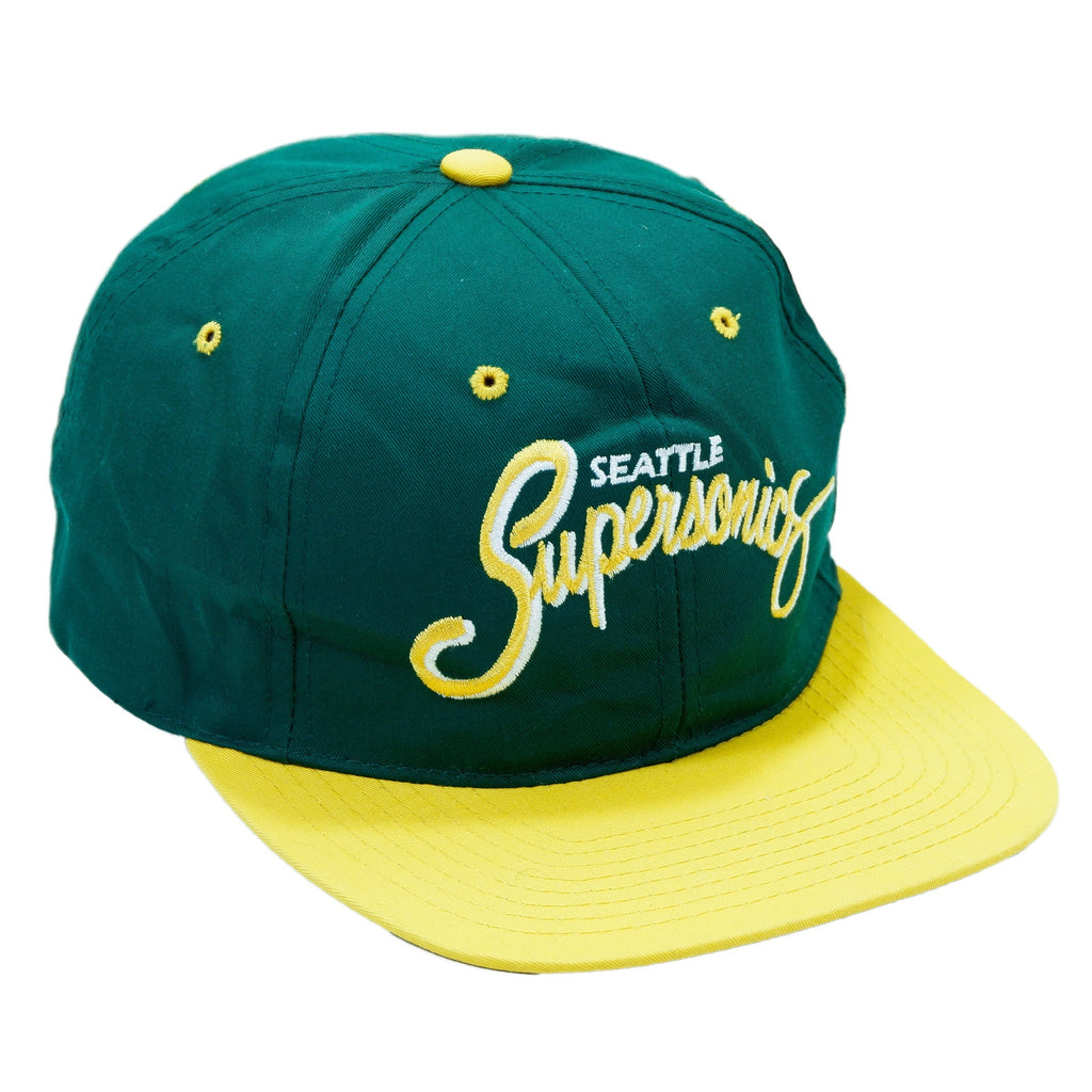 NBA - Seattle Supersonics Snapback Hat 1990s Adjustable Vintage Retro