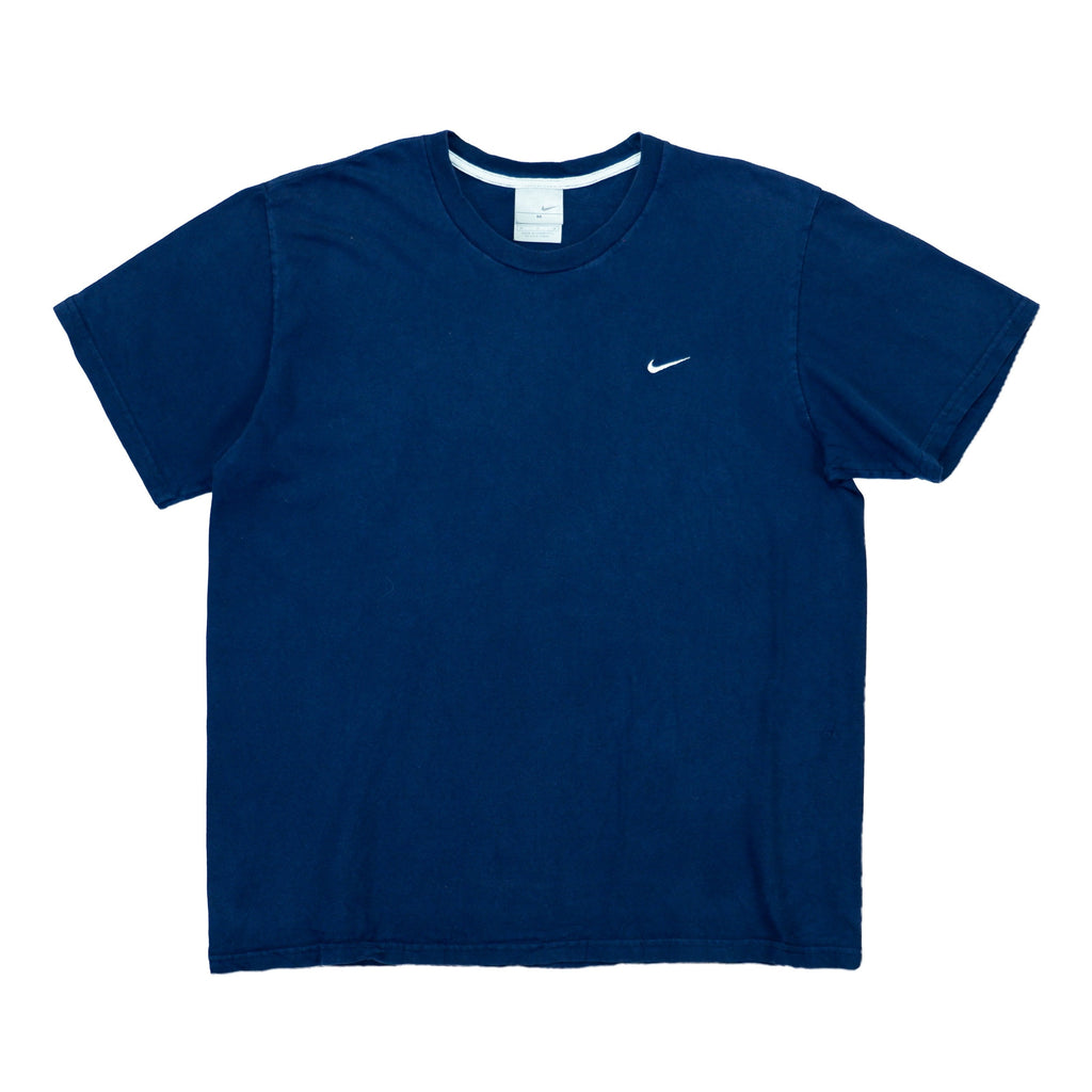 Nike - Dark Blue T-Shirt 1990s Medium Vintage Retro 