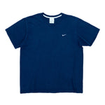 Nike - Dark Blue T-Shirt 1990s Medium Vintage Retro 