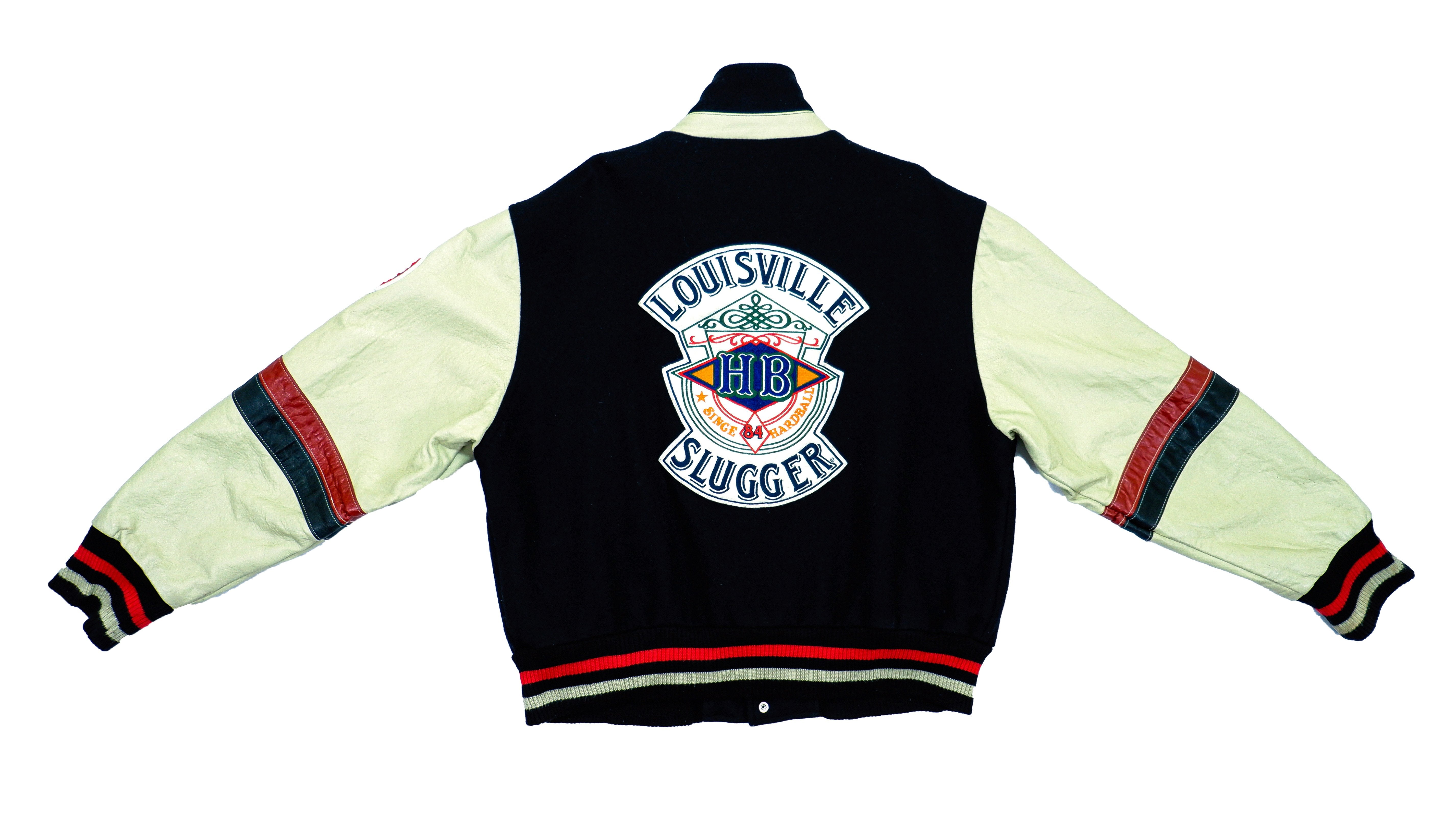 Louisville Slugger Fleece Jacket Men Small Adult Black Baseball Softball  Vintage