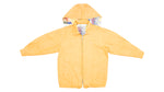 Vintage (Lee) - Reversible Yellow and Patterned Hooded Jacket 1990s Large