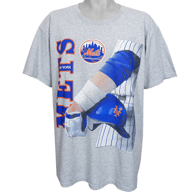 90s New York Mets Pinstripe Athletic Jersey t-shirt Extra Large