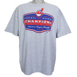 Vintage Cleveland Indians Central Division Champs T-Shirt Size XL