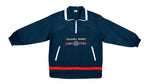 Diadora - Dark Blue 1/4 Zip Windbreaker 1990s Large Vintage Retro 