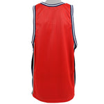 FILA - Red Basketball Jersey 1990s Large Vintage Retro