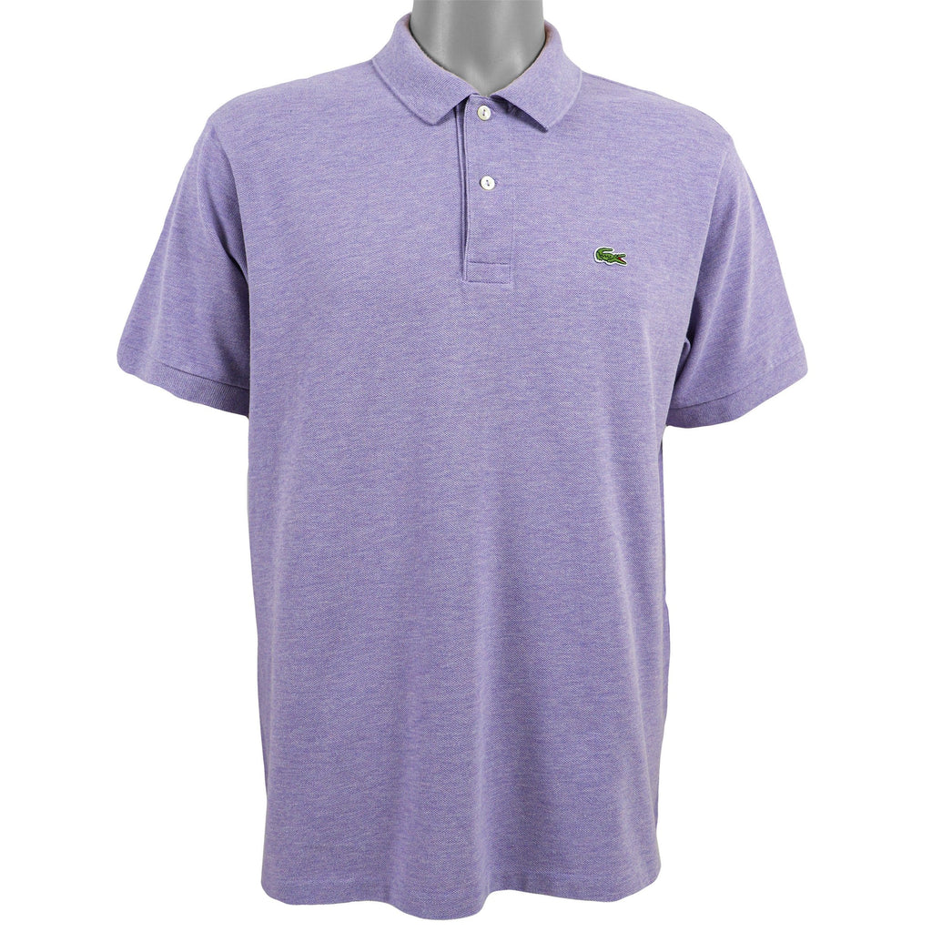 Lacoste - Purple Polo T-Shirt X-Large Vintage Retro