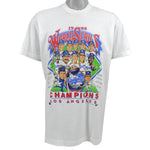 VINTAGE MLB LA DODGERS CHAMPIONS TEE SHIRT 1988 SIZE LARGE MADE IN